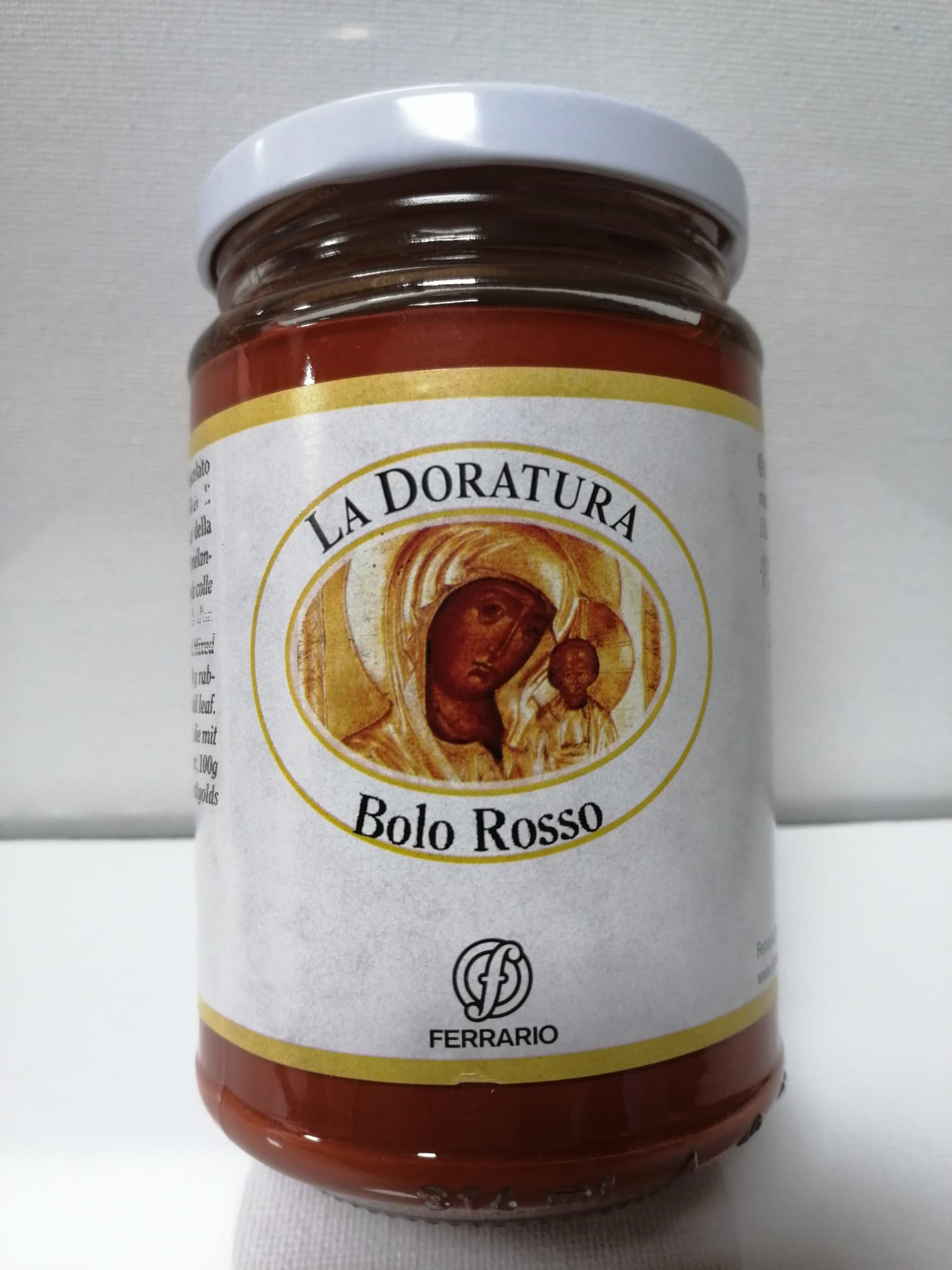 bolo rosso per doratura